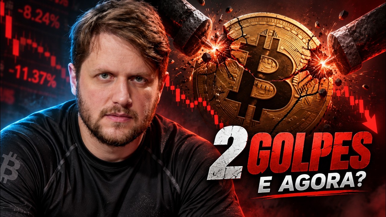 BITCOIN LEVOU DOIS GOLPES: O QUE EU ESPERO AGORA?