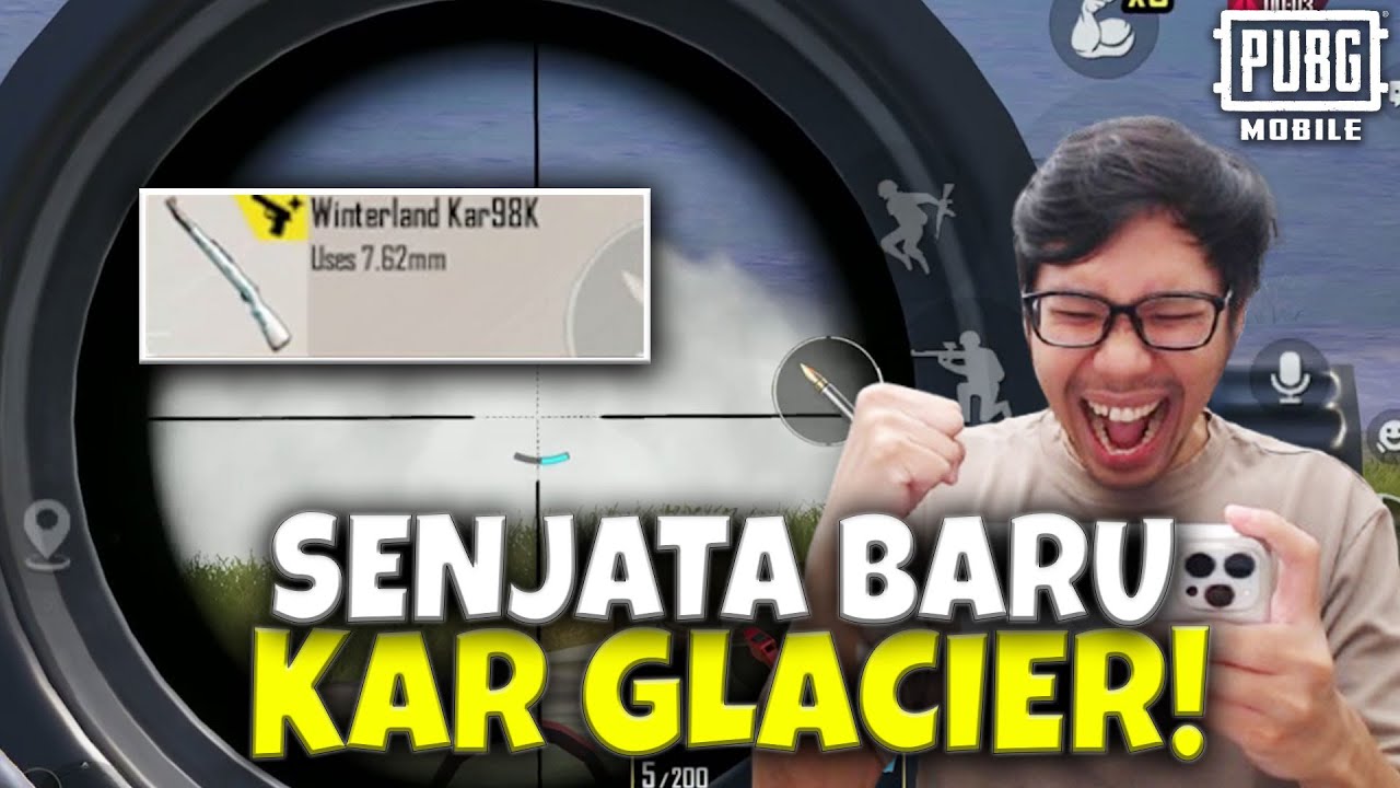 LEBIH KUAT DARI AWM! INI DIA KAR98 GLACIER TERBARU! BISA MELEDAKAN MUSUH! - PUBG MOBILE!