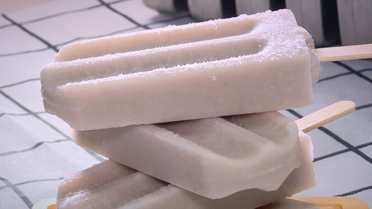 夏日最消暑芋頭冰棒-台灣美食 │Taro Popsicles-Taiwanese Food