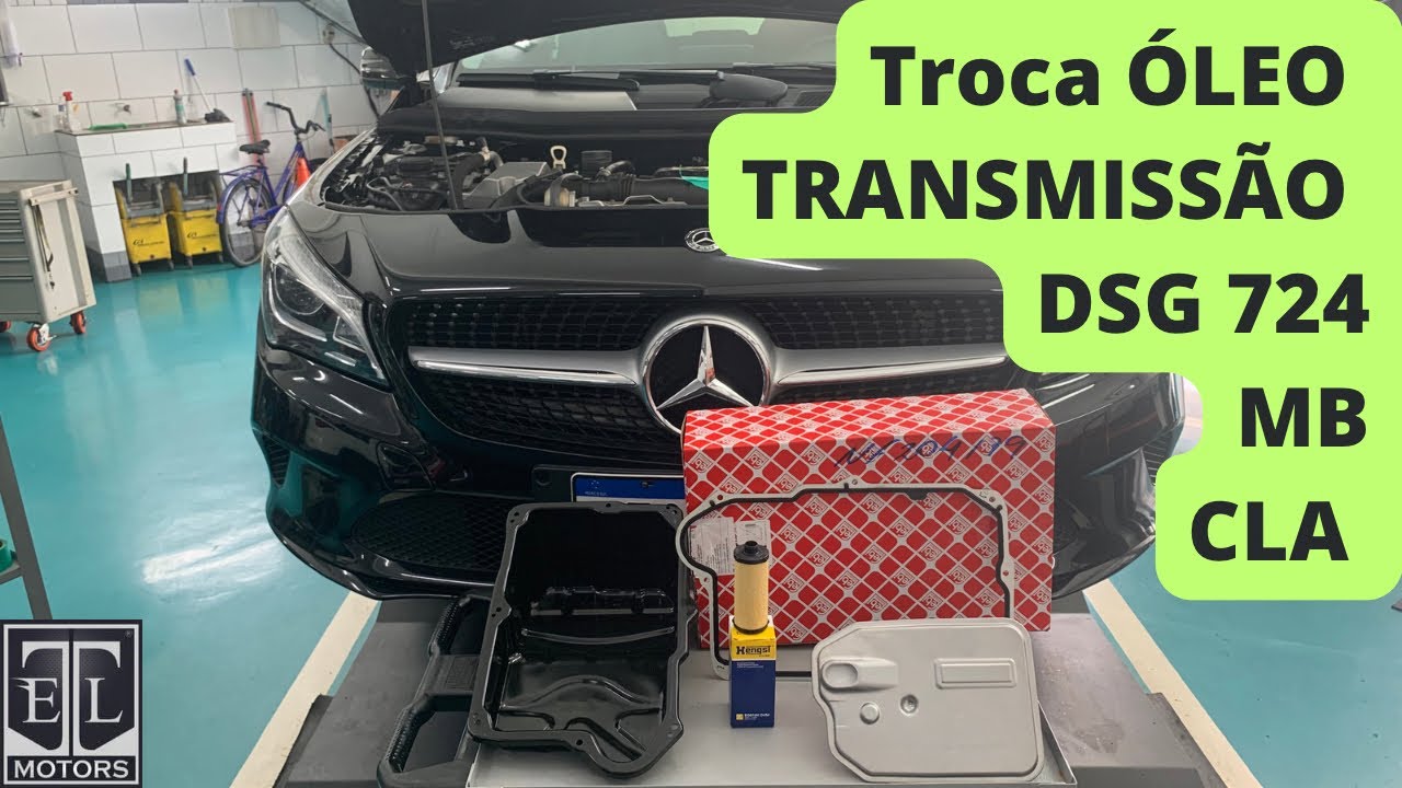 TROCA FILTROS e ÓLEO TRANSMISSÃO DSG MERCEDES CLA 250