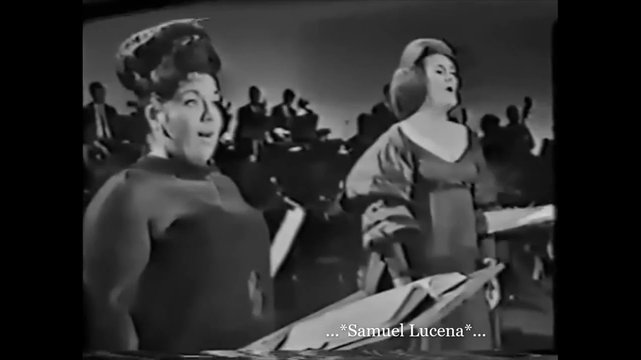 Joan Sutherland and Marilyn Horne sing Ebben a te ferici... Giorno d'orrore... Madre addio. 1965