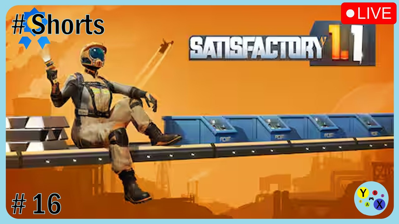 Achievement Hunting in Satisfactory | Steam | Ep 16 #shorts