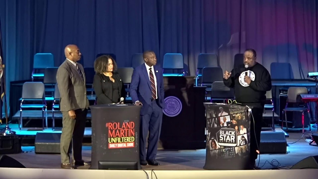 Roland Martin Unfiltered Daily Digital Show @ Virginia Union University