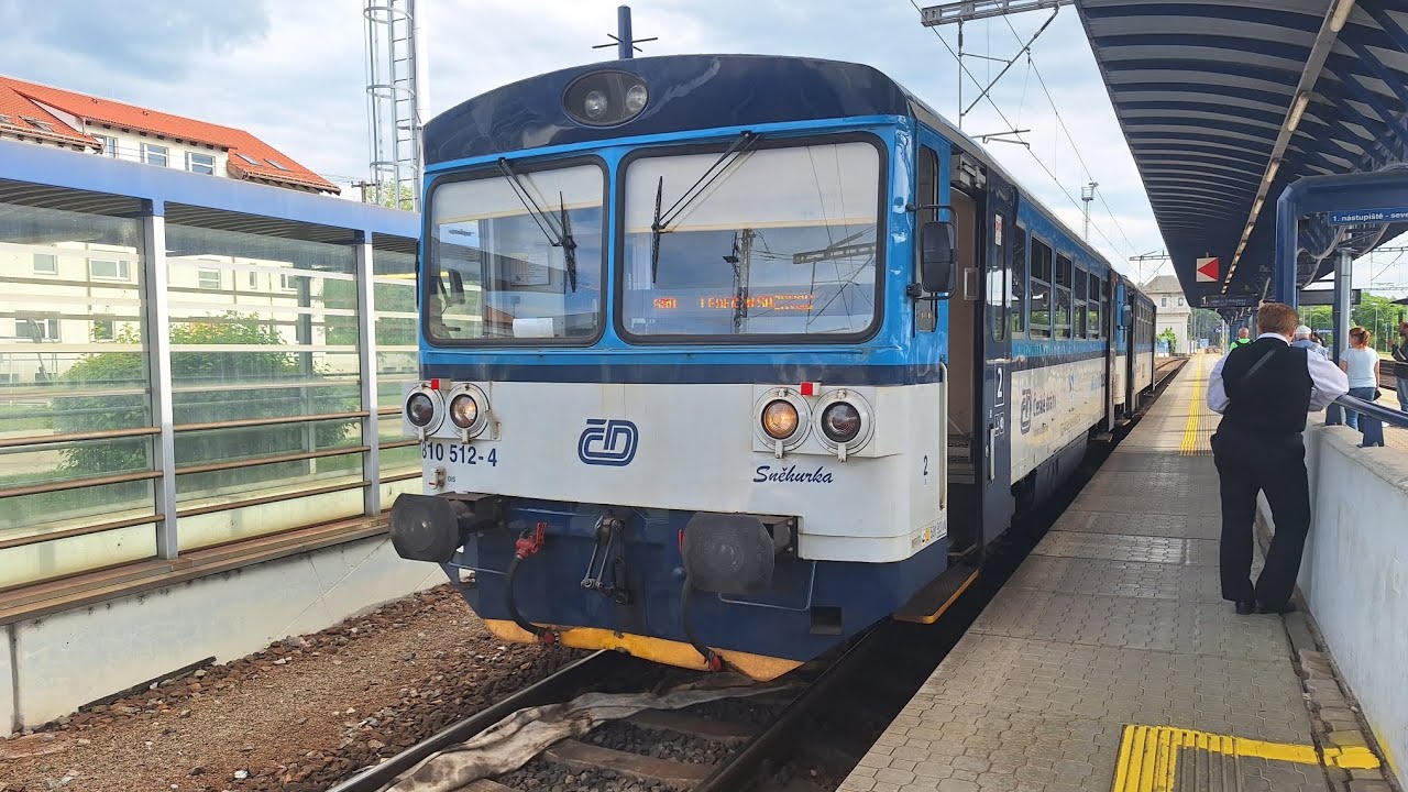 Vlaky 810, 814+ 754 v okolí Sázavy. 5.6. - 8.6.2024