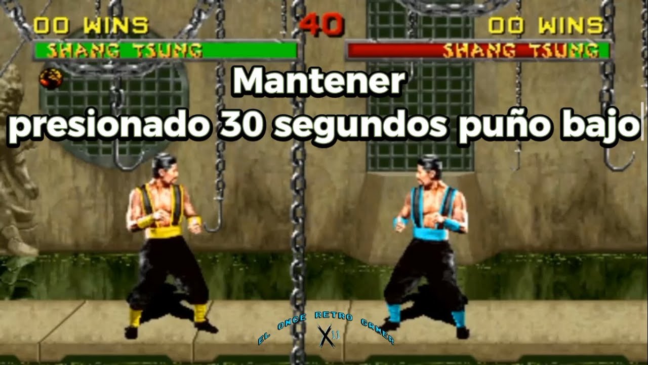 shang tsung movimientos finales mortal kombat 2 tutorial