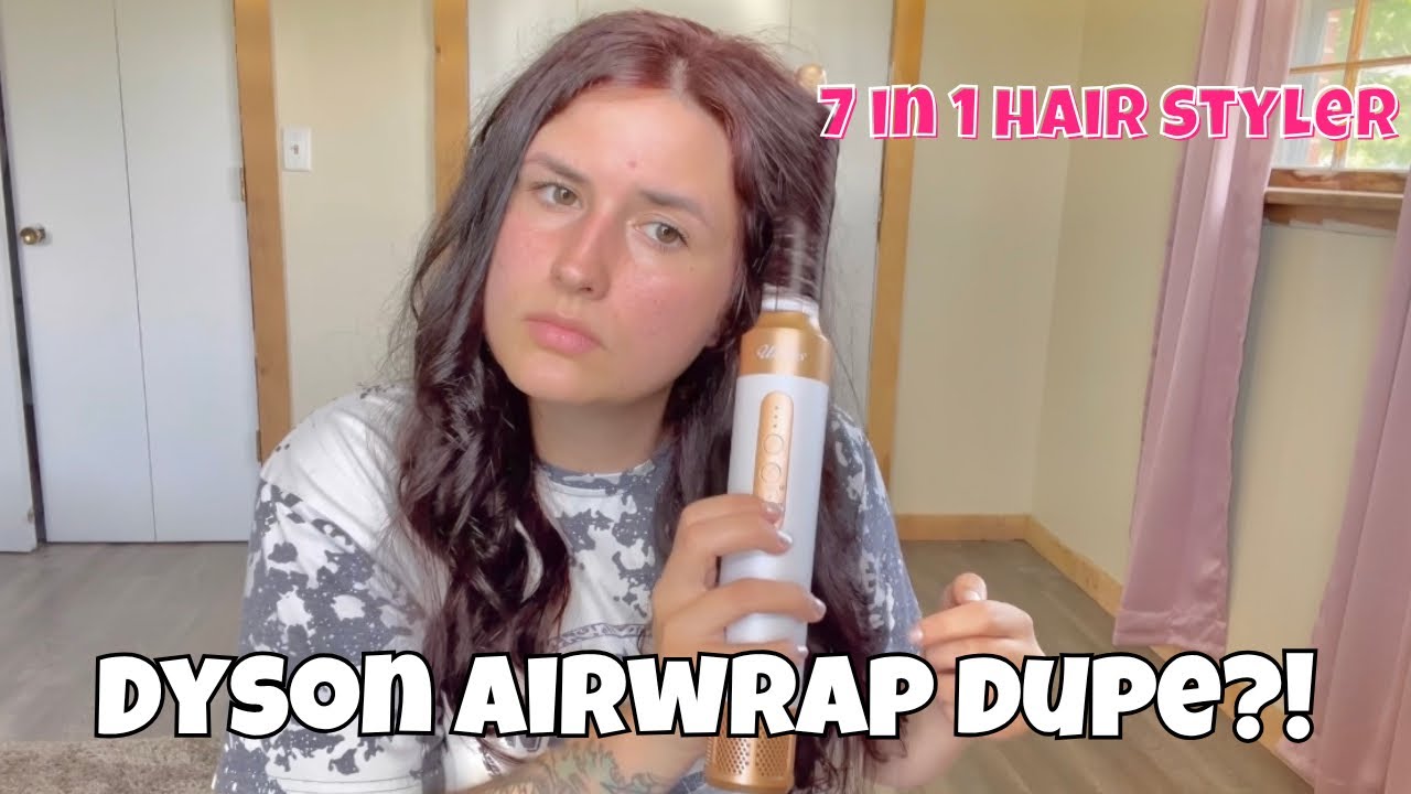 7-IN-1 Ukliss styling tool product review | Dyson Air wrap dupe??
