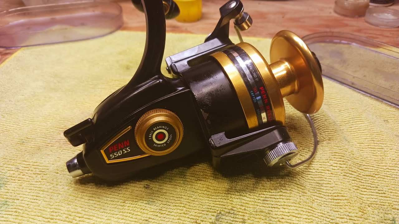 Ремонт и сборка шарикоподшипниковой катушки Penn Spinfisher 550SS