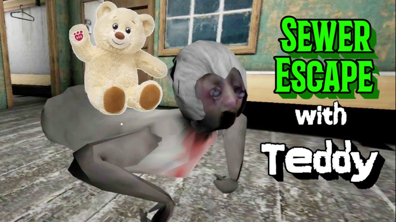 Escaping Through The Sewer With Teddy In Granny Version 1.8