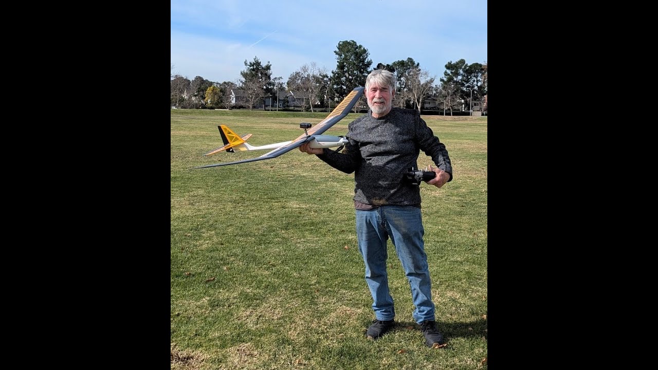RC Glider flying at Pismo Beach Calif.