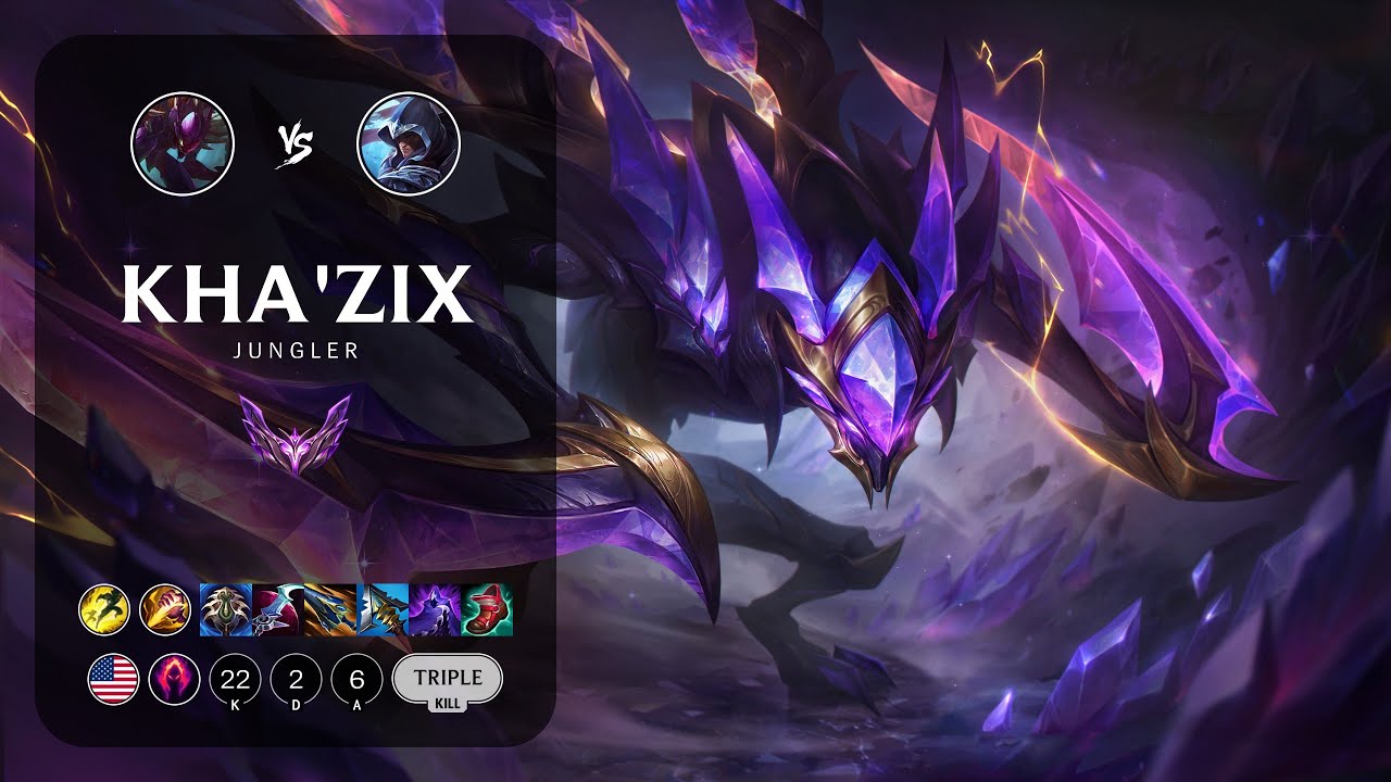 Kha'Zix Jungle vs Talon - NA Master Patch 14.7