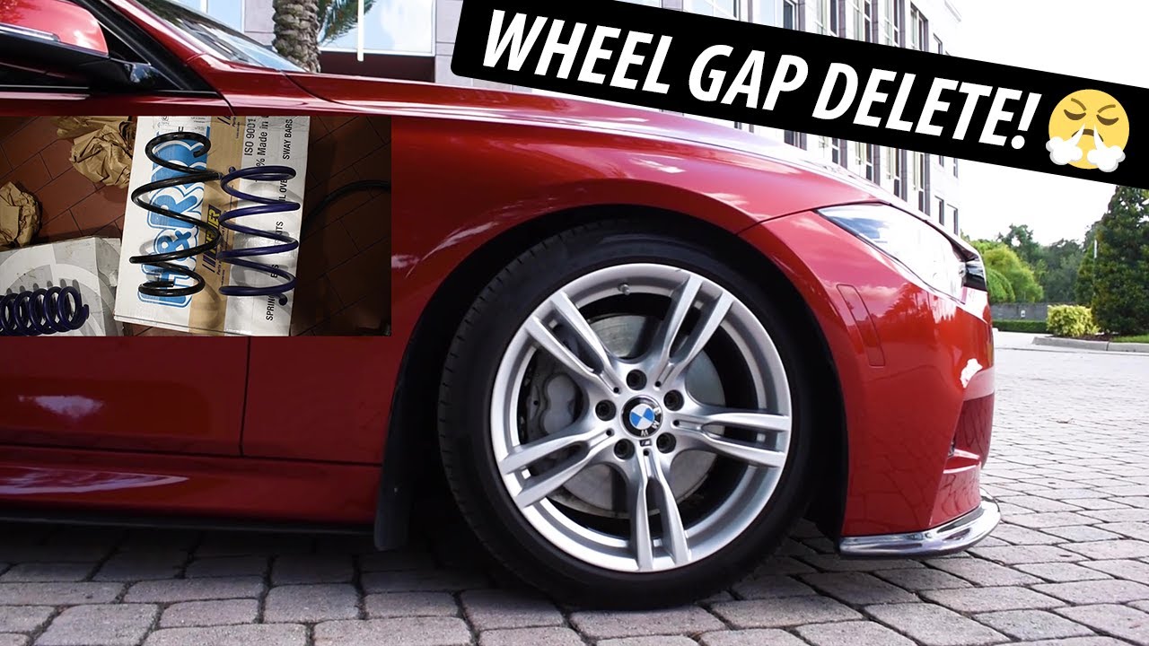 ONE OF THE BEST COSMETIC MODS YOU CAN DO? | LOWERING MY BMW F30 WITH H&R SPORT SPRINGS