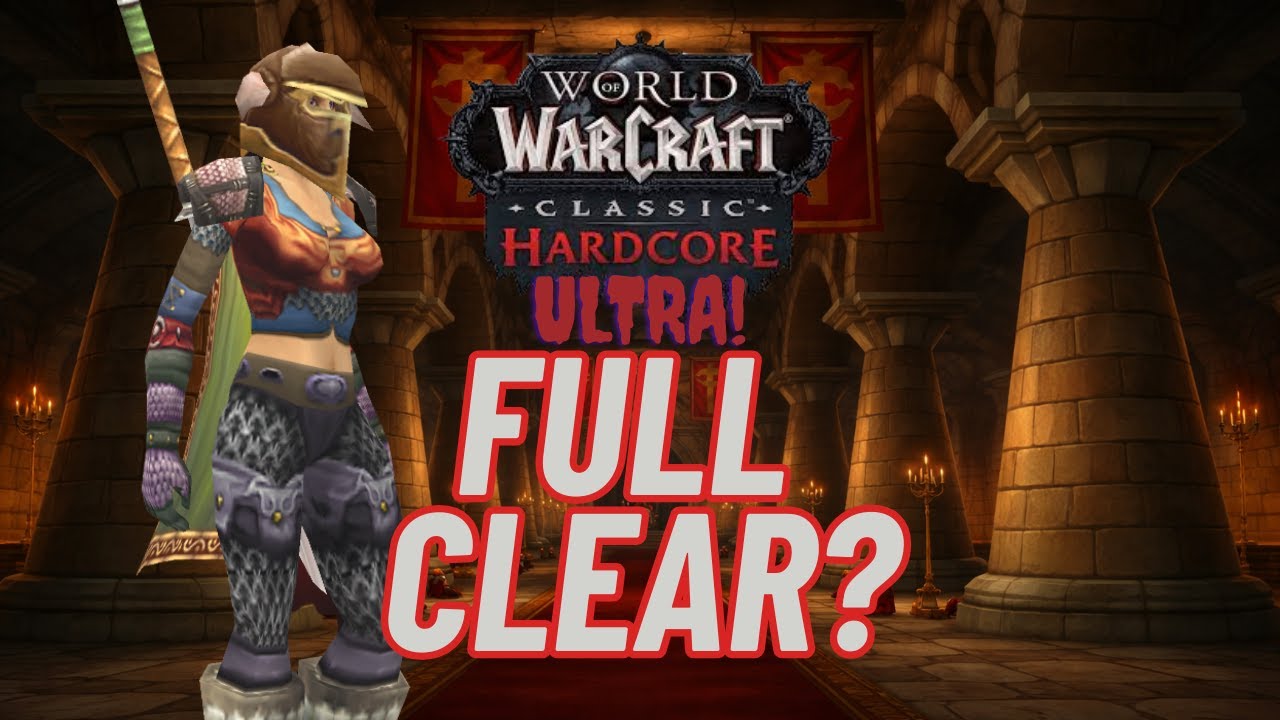 Clearing Scarlet Monastery In ULTRA HARDCORE World Of Warcraft!
