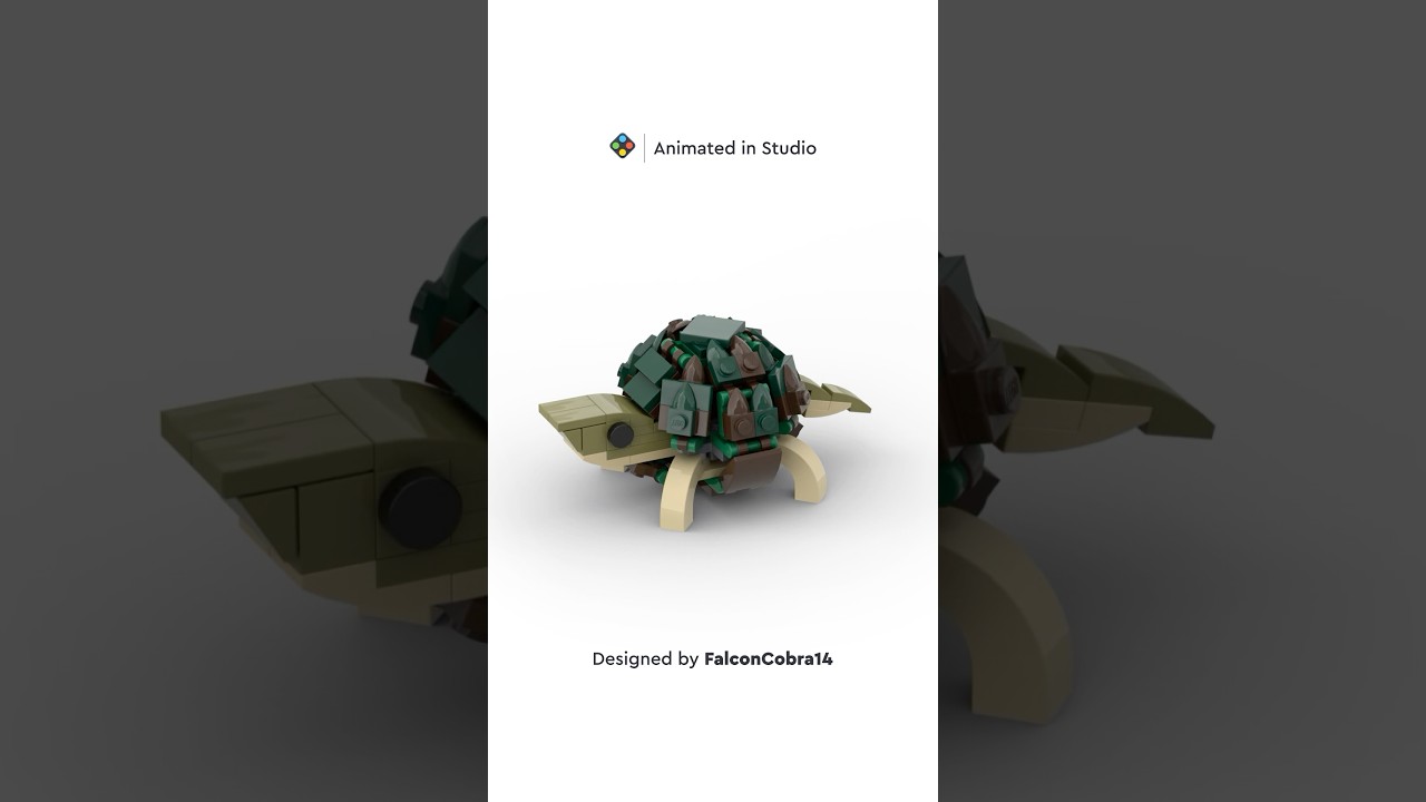 Animated in BrickLink&reg; Studio&trade; | Turtle