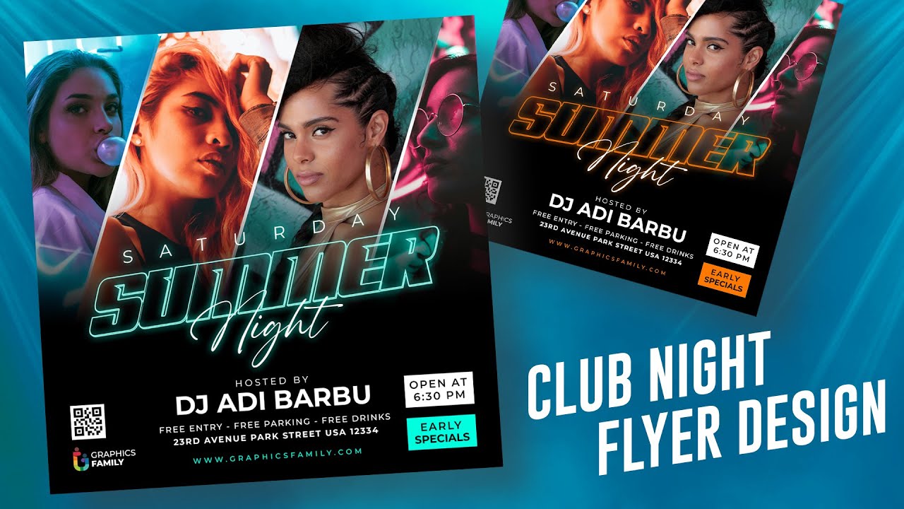 How to Make a Night Club Flyer in Photoshop