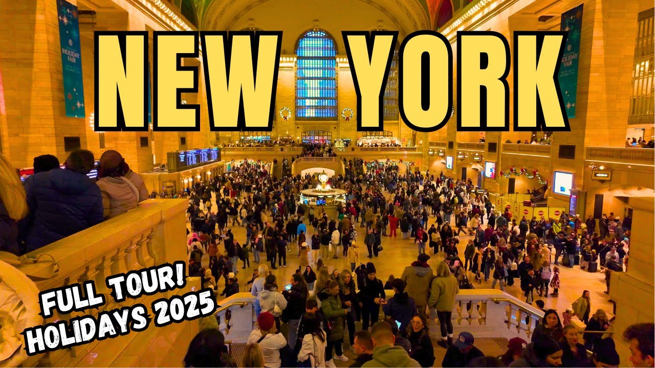 Exploring Grand Central Terminal 🇺🇸 Midtown Manhattan NYC 🎄FULL TOUR