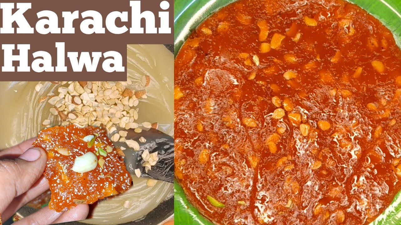 Delicious Karachi halwa /How to make Karachi halwa at home