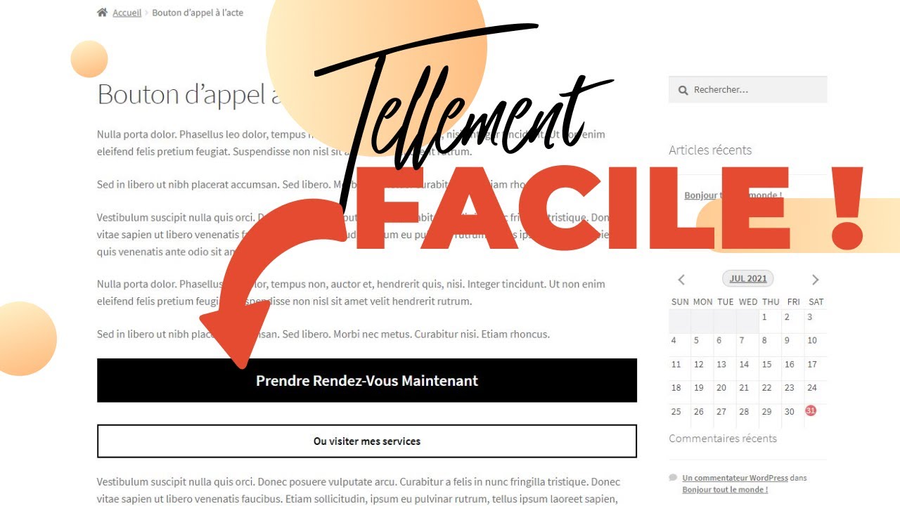 Créer un bouton sur WordPress (2 méthodes)