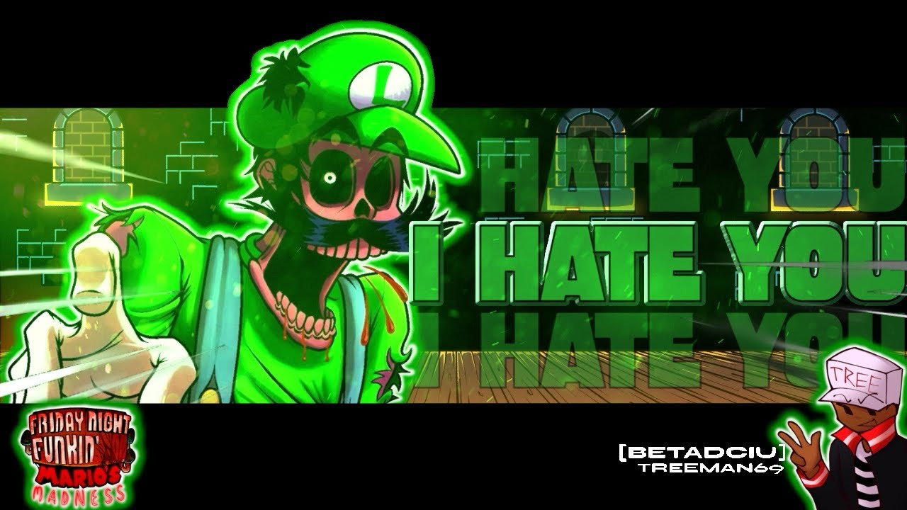 I Hate You V2 but every turn a different character sings it (FNF BETADCIU)