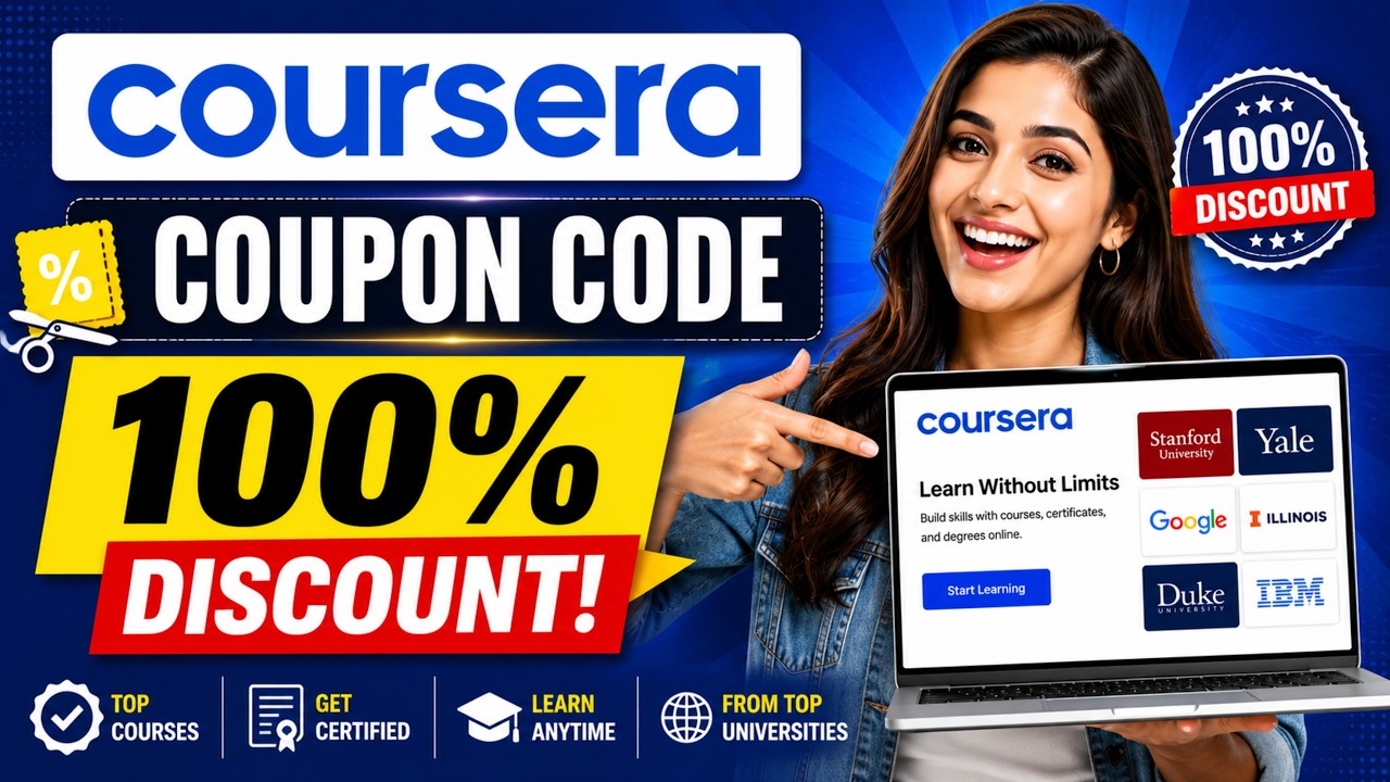 Coursera Coupon Code | Coursera Plus Discount 2026