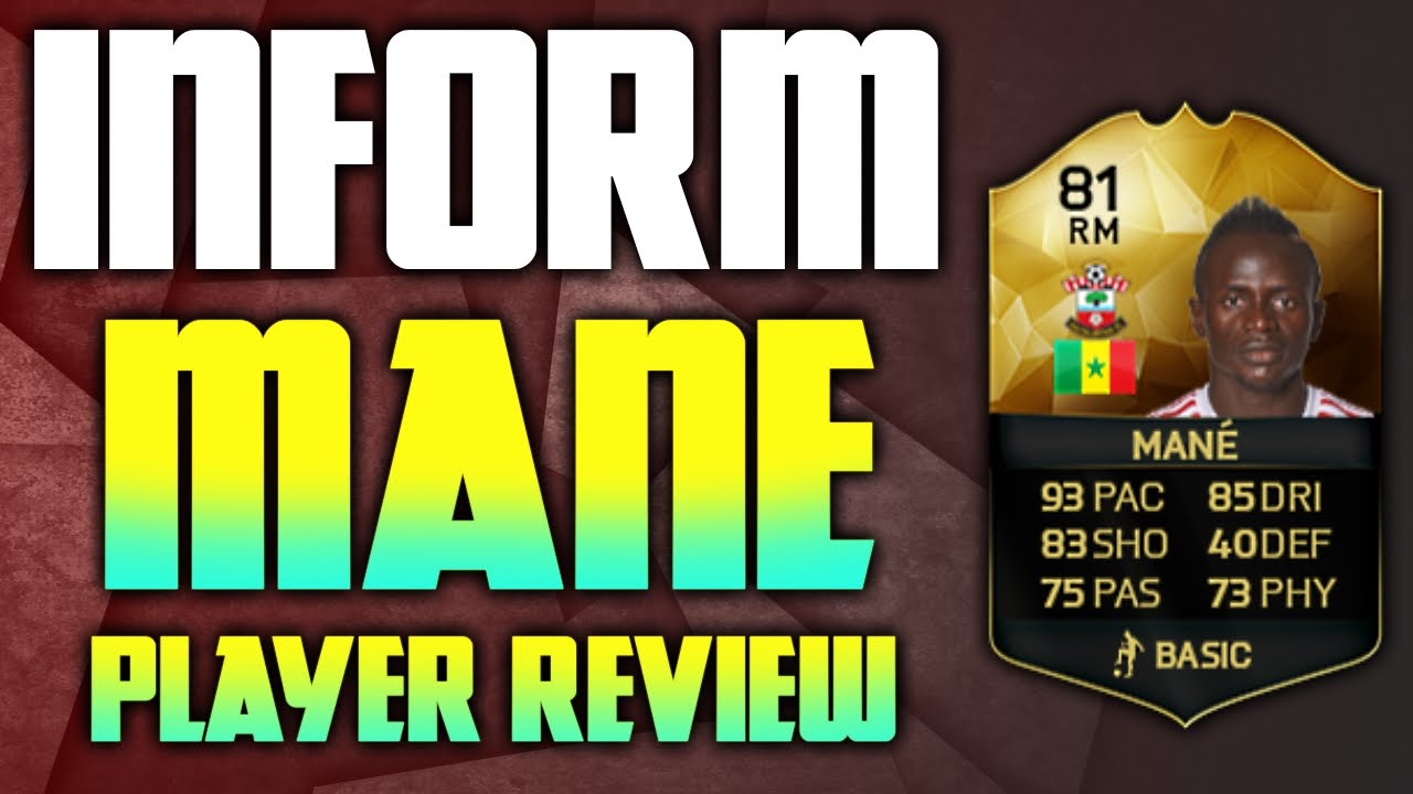 FIFA 16 SIF MANE PLAYER REVIEW !! #TOTW34