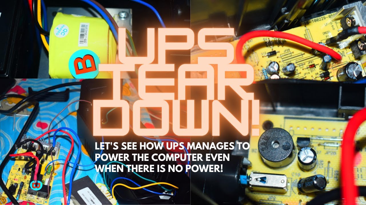 What's inside a Computer UPS? | Teardown | Tech Details |The Curious Series |