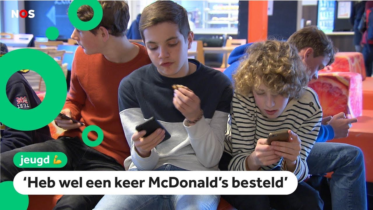 Jongeren bestellen steeds vaker pizza op school