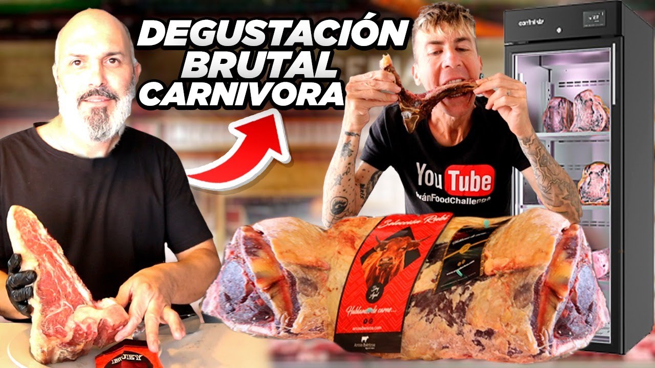 Degustación BRUTAL de CARNES MADURADAS GOURMET...increíbles CHULETONES!! en UTRERA