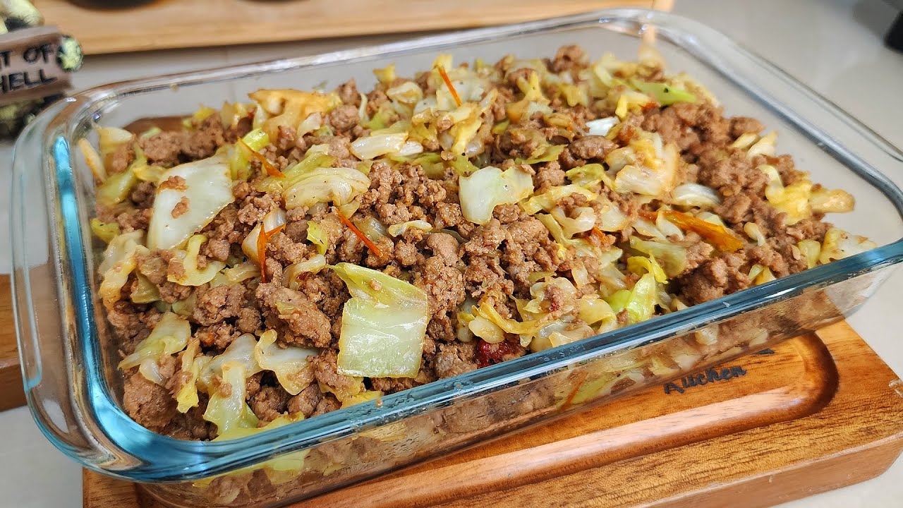 Ginisang Repolyo with Giniling Recipe