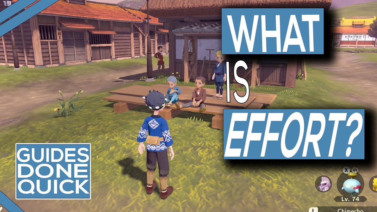 What Is Effort Level And Why It Is Important In Pokemon Legends Arceus