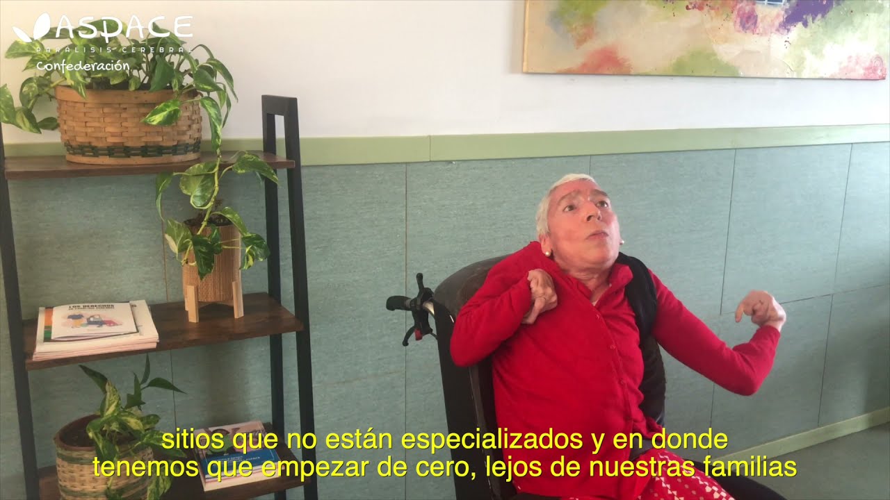 Campaña apoyo vida independiente parálisis cerebral. Vídeo Belén ASPACE Gijón.