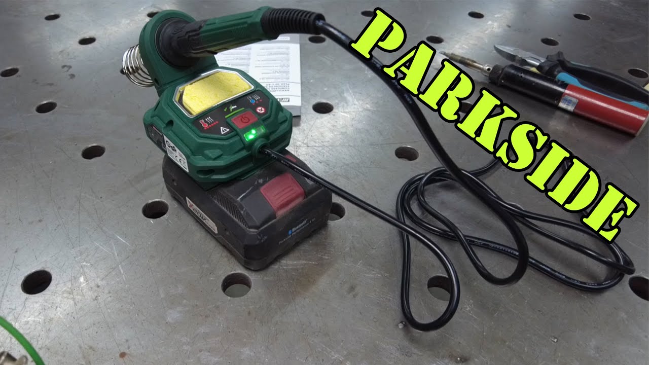 Parkside accu soldeerstation is het iets of niets Lidl gereedschap reveiw.