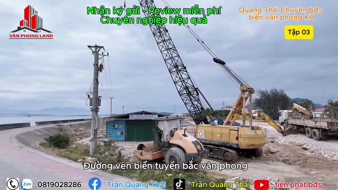 Tập 03 Review đường ven biển nam và bắc vân phong   phân tích thị trường