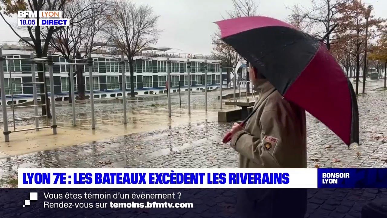 Lyon 7e : les bateaux excèdent les riverains