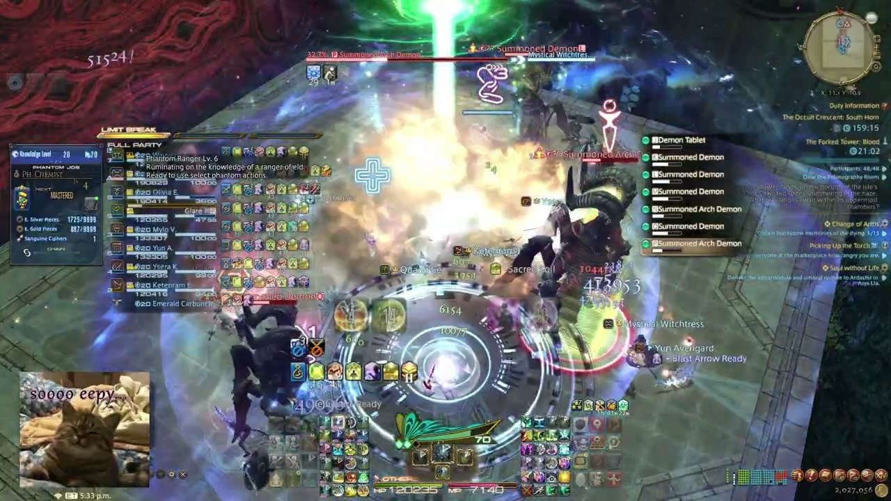 FFXIV - Forked Tower: Blood Clear VOD (SCH, Party 2, CHM POV)