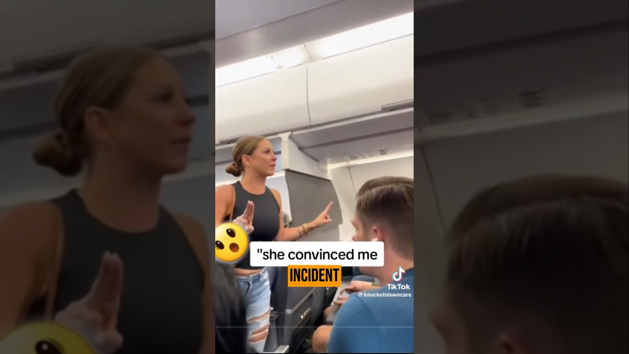 Woman behind 'not real' plane tirade breaks silence and begs people not to judge.