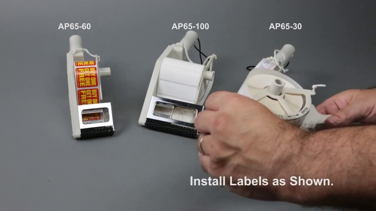 How to use the AP65 Manual Label Dispensers