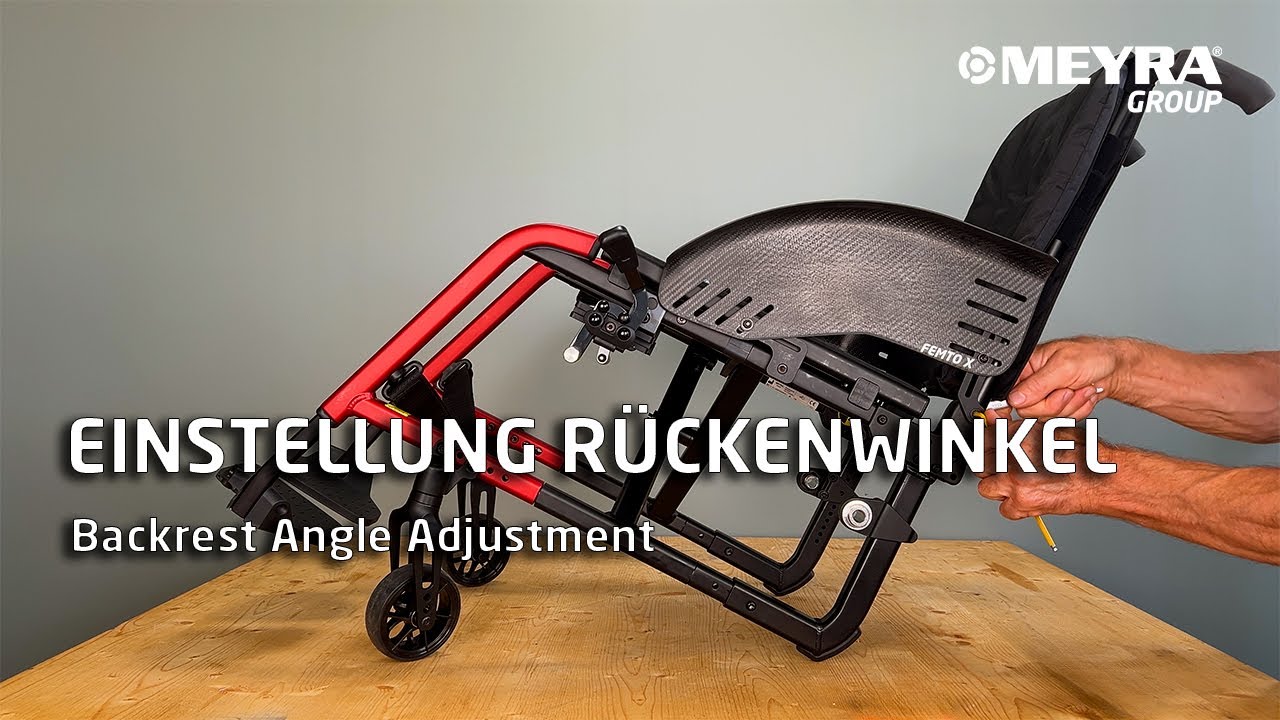 MEYRA MYCampus HOW-TO FEMTO X&S Rückenwinkel/Backrest angle
