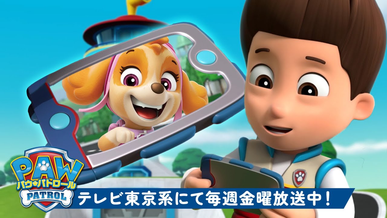 パウ・パトロール | ライダーがパウ・パトロールの子犬たちを見張り塔に呼びます！#11 スカイと一緒に | 120分  | テレビ東京系にて放送中