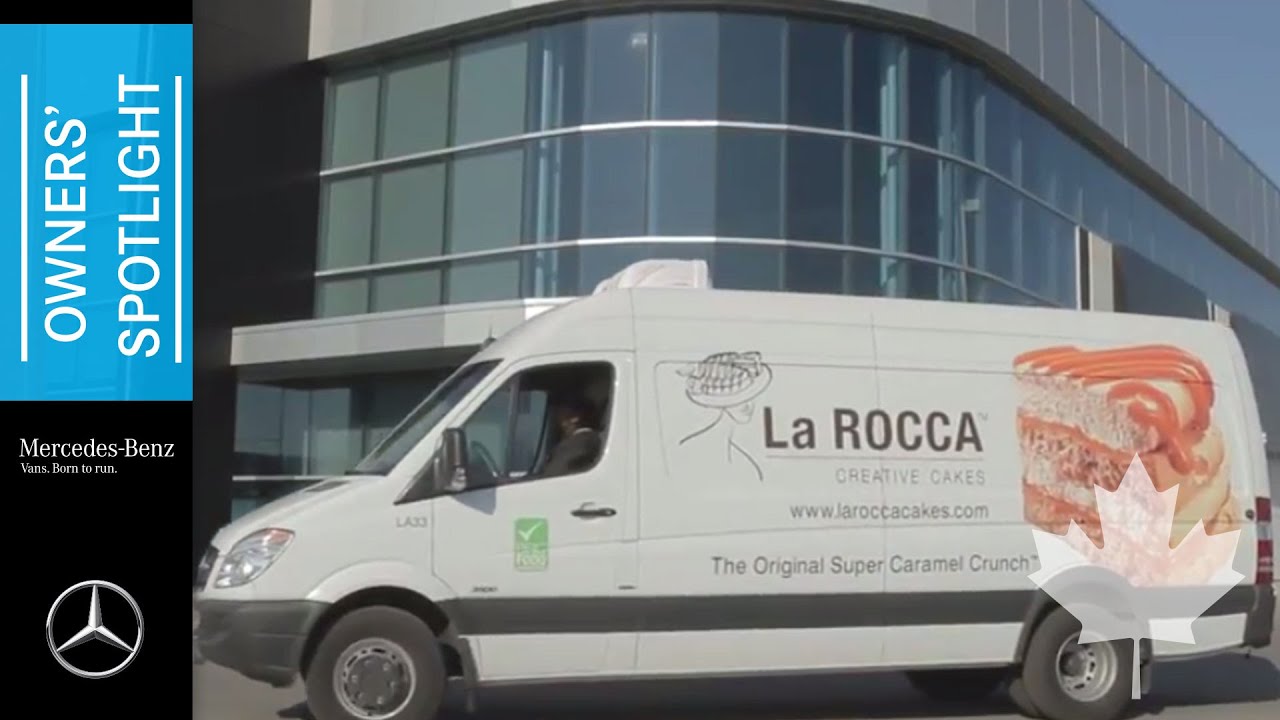 Loading, securing and delivering La Rocca Cakes with the Sprinter