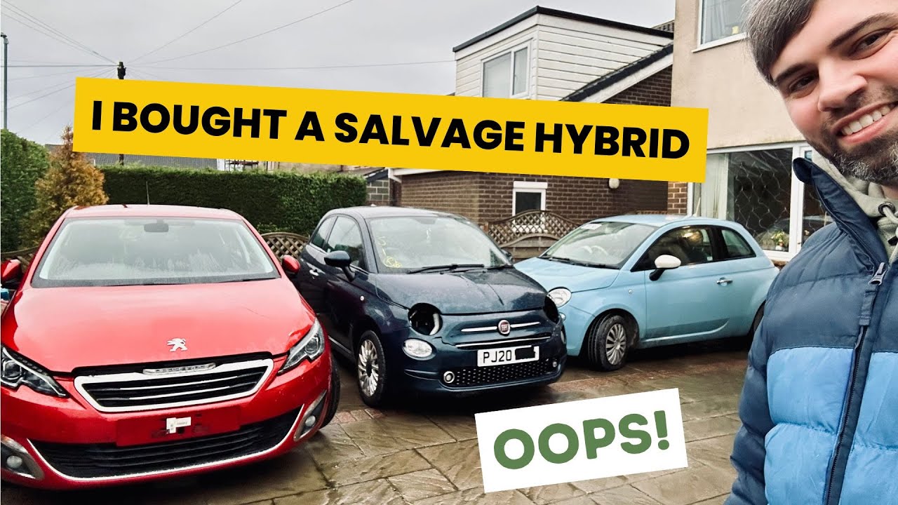 I BOUGHT A SALVAGE FIAT 500 HYBRID... BY MISTAKE!