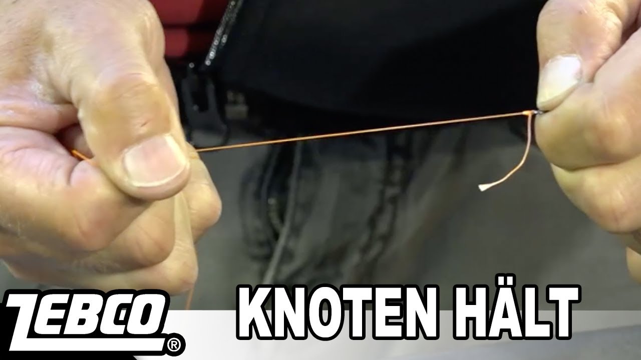 Wirbelknoten mit geflochtener Schnur - so geht kein Knoten mehr auf. Angelschule mit J&ouml;rg Ovens