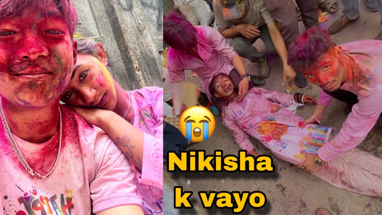 Nikisha lai Emargency Hospital lanu pario🤧||Holi khalda||B Crazy