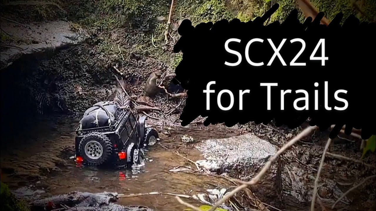 Axial SCX24 for trails. The complete build.