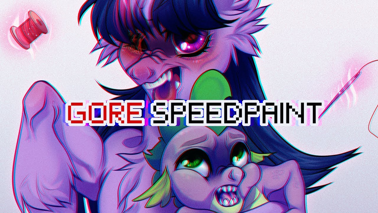 [MLP gore ] My child ||speedpaint||