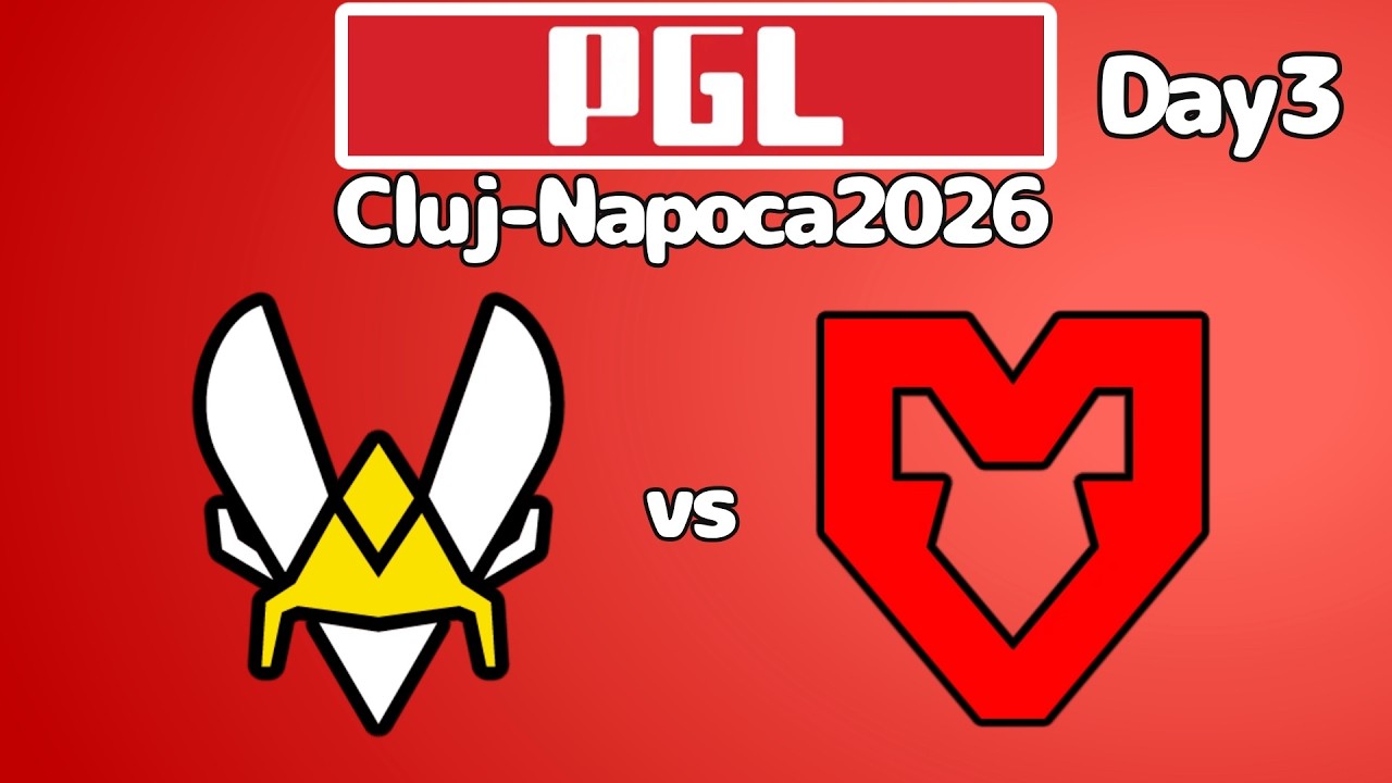 睡眠よりも素晴らしい試合を見たい！【Vitality vs MOUZ / PGL Cluj-Napoca 2026 / 2-0Wnnner】