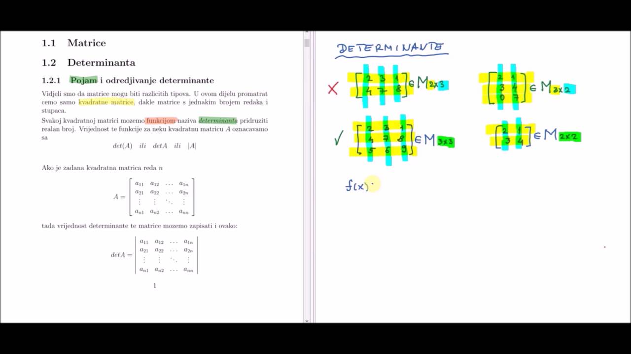 matko determinante 1