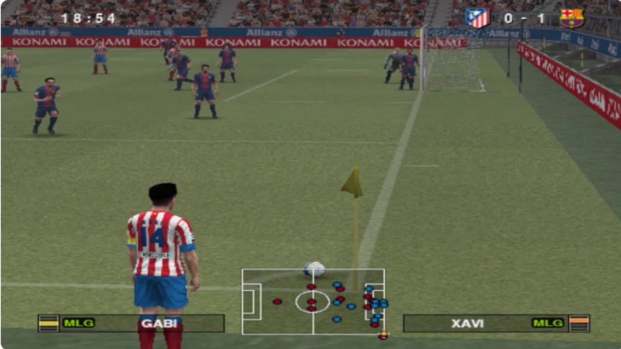 AT MADRID VS BARCELONA - PRO EVOLUTION SOCCER 2013 - PES 2013 (CPU VS CPU ) #01