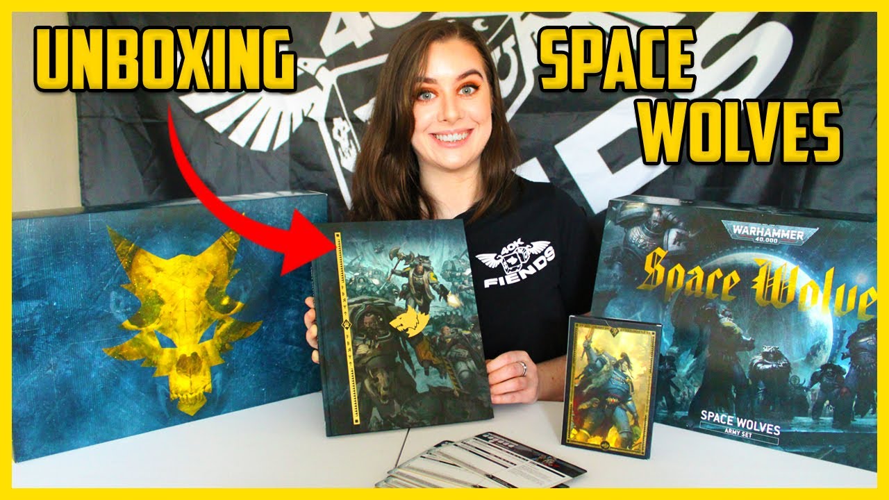 FINALLY Unboxing the SPACE WOLVES ARMY SET!