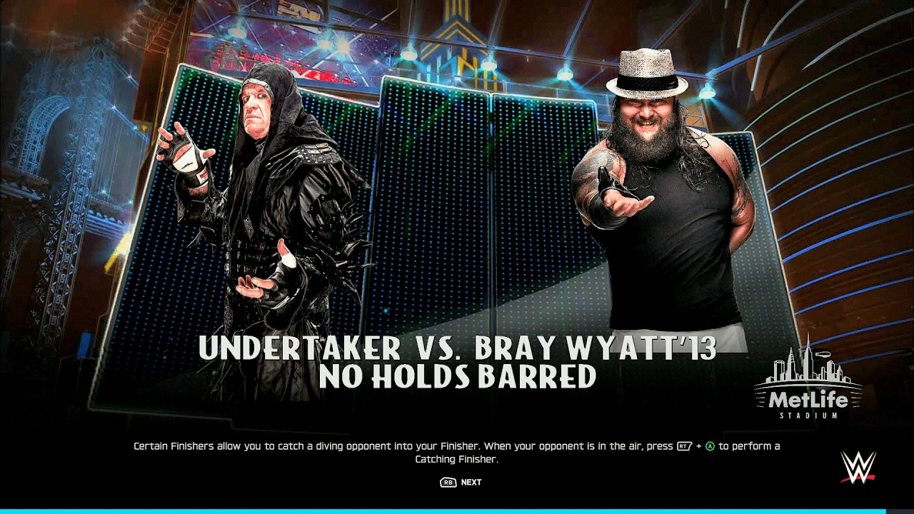 WWE 2K25 - Undertaker vs. Bray Wyatt - Darkness vs. Demonic No Rules