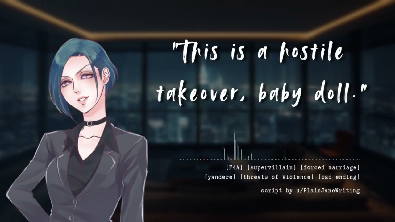 A Supervillain Proposal [F4A] [ASMR roleplay] [villain x villain] [yandere]